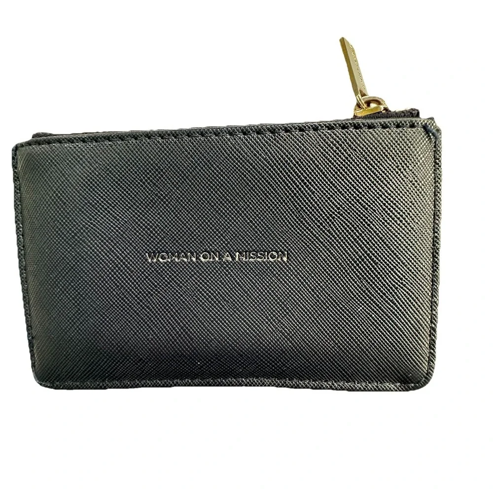 Estella Bartlett Woman‎ on a Mission Vegan Leather Card Purse - Navy